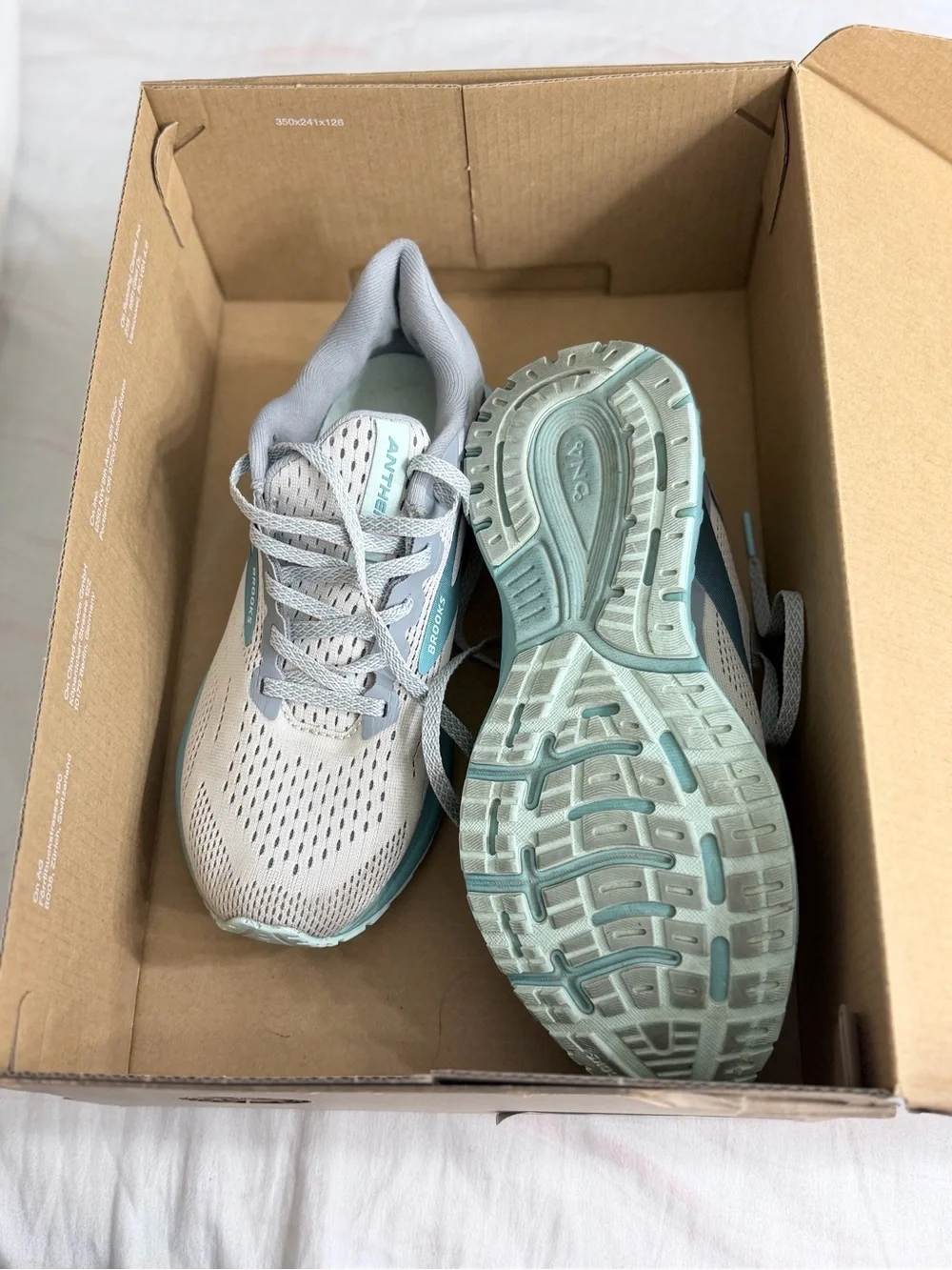 Brooks Women's Running Shoes - Gray & Aqua
